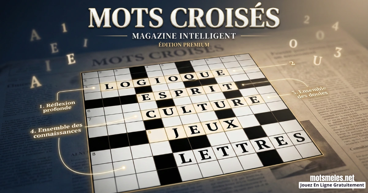 Jeu Mots Croisés En ligne Gratuitement